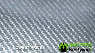 Silver Carbon Fiber 2 Vinyl Film Metrorestyling