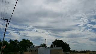 Mostly Cloudy Upper Level Low Altocumulus, Unseasonal 11:17am August 9, 2019