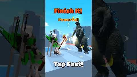 #241 ☺️ Kaiju Run 🎮 Game #shorts #kaijurun #kaijugame #gaming #videogame