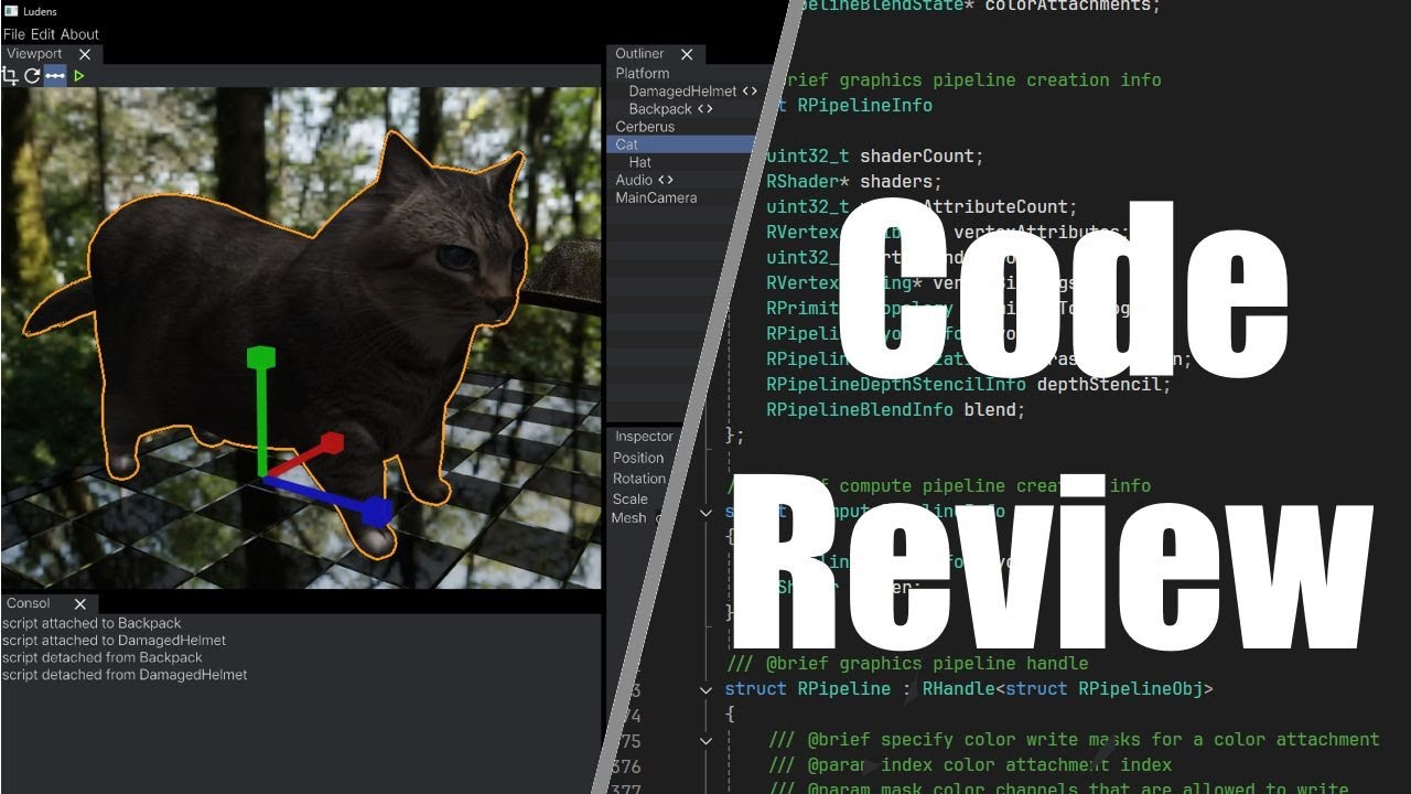 6 Months of Game Engine Dev - Code Review - YouTube