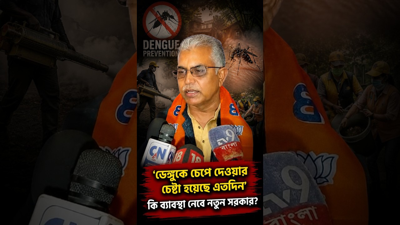 'ডেঙ্গুকে চেপে দেওয়ার চেষ্টা হয়েছে এতদিন' কি ব্যাবস্থা নেবে নতুন সরকার