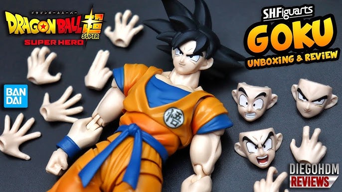 Review do boneco do GOKU SSJ 1-ShFiguarts(Pirata) REMAKE 