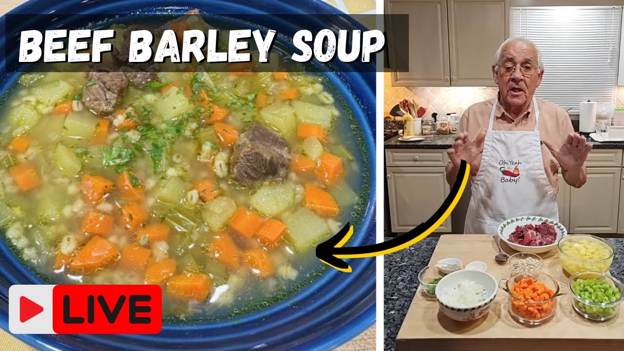Beef Short Rib Barley Soup by Pasquale Sciarappa YouTube