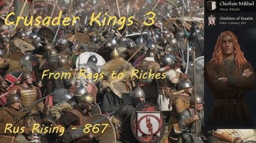 Crusader Kings III Ironman: Rus Custom Ruler 867 Start.