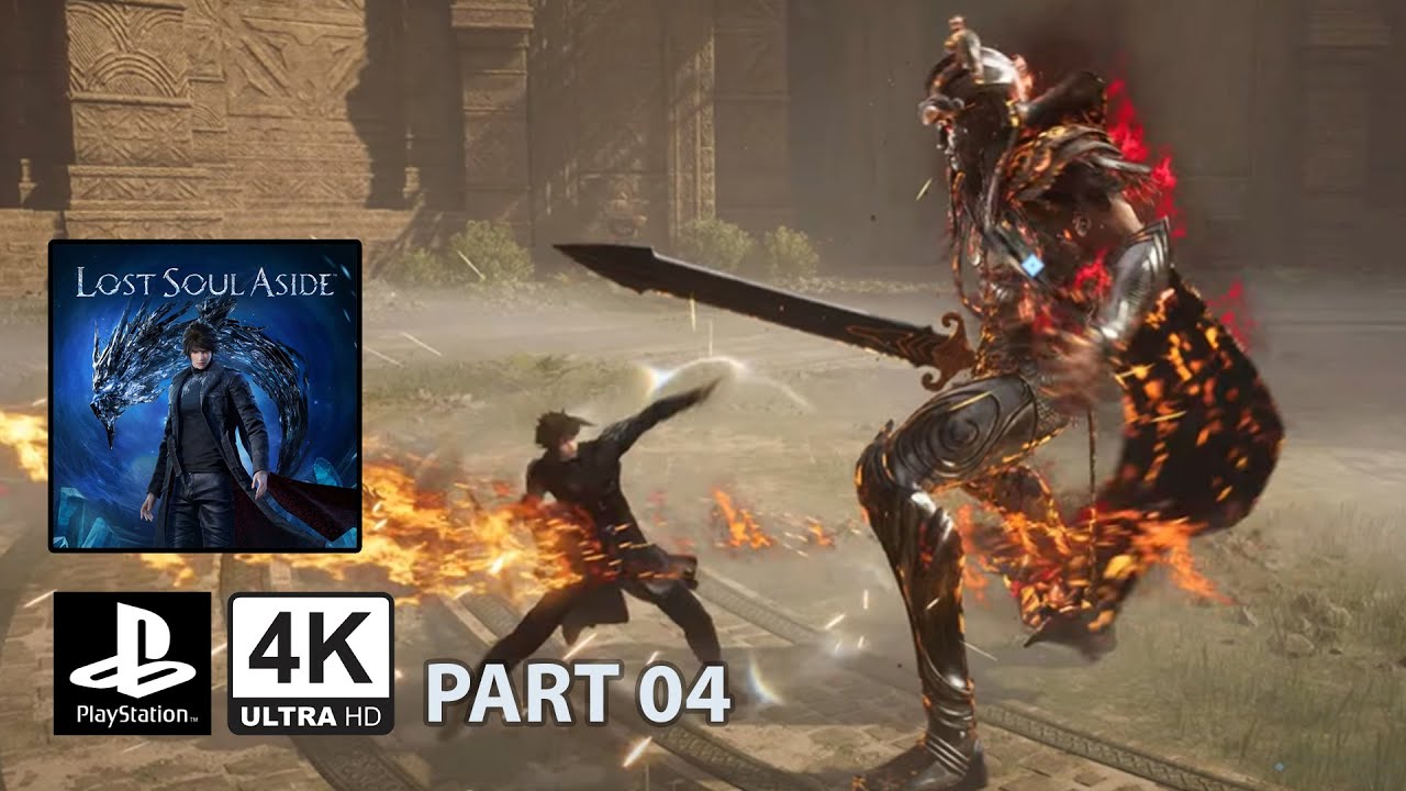 Lost Soul Aside / 4K Gameplay Part 04 Lord white cloud Boss