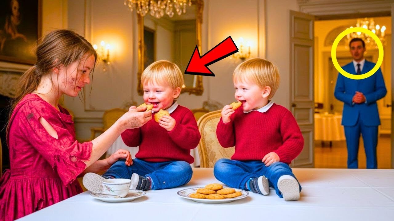 De Tweeling Van De Miljonair Had Al Dagen Niet Gegeten, Tot Hij Aankwam En Een Arm Meisje Betrapte..