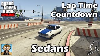 Fastest Sedans (2017) - GTA 5 Best Fully Upgraded Cars Lap Time Countdown