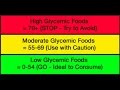 Glycemic Index Table