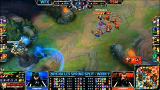 Bjergsen Ridiculous Outplay Zed  - WFX vs TSM Game 2 (NA LCS Spring 2015)