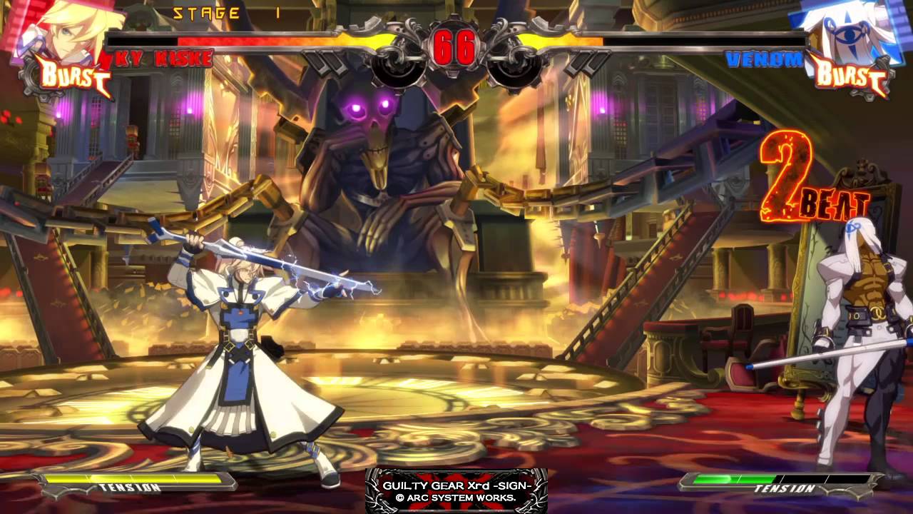 Guilty Gear Xrd -SIGN- First Battle - YouTube