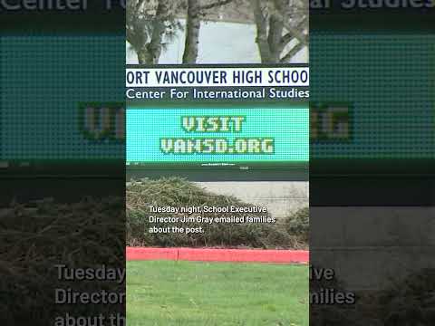 About half of the teachers at Fort Vancouver High School walked out on Wednesday morning.