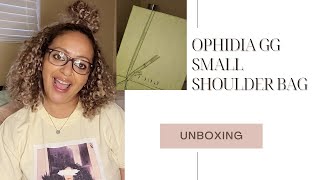 ♡ GUCCI OPHIDIA GG SUPREME SHOULDER BAG  UNBOXING & FIRST IMPRESSION ♡ 