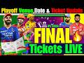How to Book IPL 2026 FINAL Match Ticket? IPL Playoff Tickets LIVE Book Now Bengaluru,Mohali.