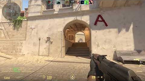 Jumping Headshot with AK-47 on Mirage in Counter-Strike 2