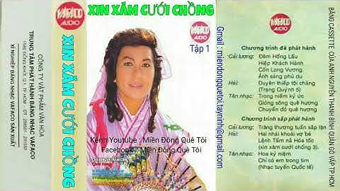 Cải lương _ Xin xăm cưới chồng 1 ( Gánh cải trạng nguyên)