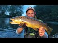 My new pb trout giant uk river dove brown dry fly fishing