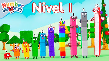 CREANDO NUMBERBLOCKS del 1 al 10 - NIVEL 1 | Aprende a contar | Numberblocks en Español