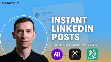 How to Automate LinkedIn Posts (FREE) with Make, Google Forms + ChatGPT