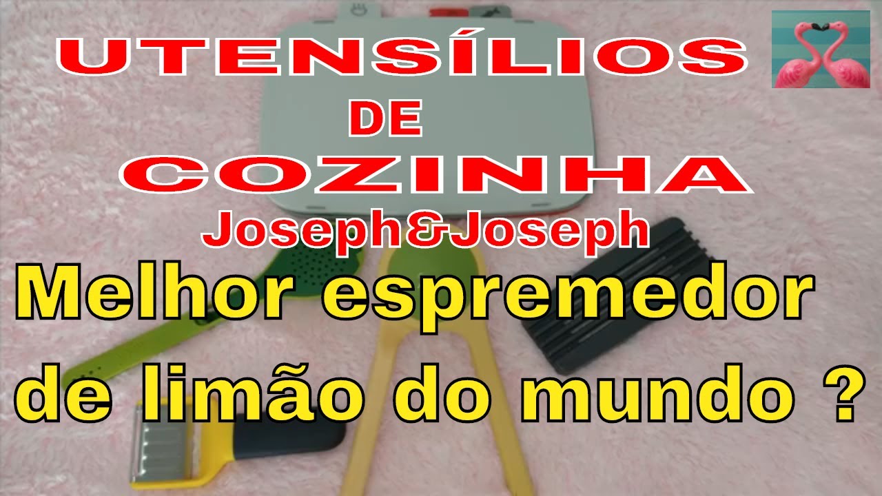 TESTANDO UTENSÍLIOS DE COZINHA JOSEPH JOSEPH-O melhor espremedor de limão -  YouTube