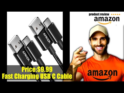 Buy Anker USB C Cable [2-Pack, 3ft], Premium Nylon USB A to Type C Charger Cable Fast Charging for
