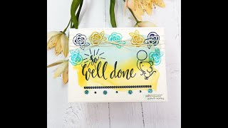 Unity Quick Tip: 2-tone Watercolor Swoosh Background + Simple Stamping