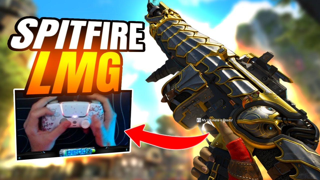 Spitfire Lmg gameplay with Handcam Apex Legends