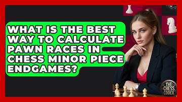 What Is The Best Way To Calculate Pawn Races In Chess Minor Piece Endgames? - The Chess Codex