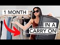 How I ALWAYS Travel CARRY ON ONLY  ✈️  Minimalist Packing for long trips