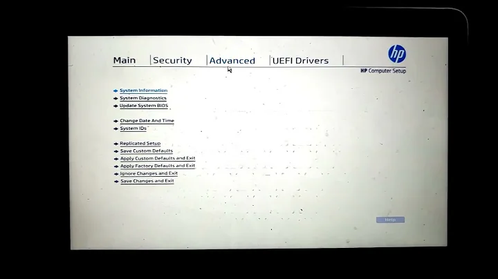 Fix HP Bios Can't  Boot Legacy & UEFI Virtualization Technology