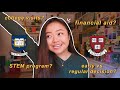 WHY HARVARD: my college decision process!✅ (financial aid, college visits, etc.)