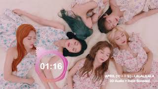 Download lagu APRIL(에이프릴) - LALALILALA (3D Audio   Bass Boosted)