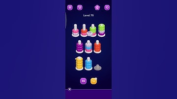 Nut Sort - Level 75 (Gameplay)