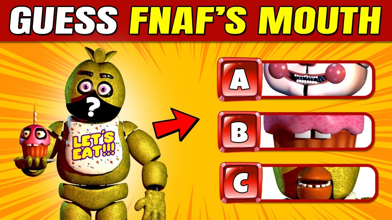 Guess The FNAF Character by Voice & Mouth - Fnaf Quiz | Five Nights At ...