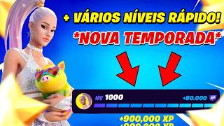 NOVO MELHOR MAPA DE XP *FUNCIONANDO* PARA SUBIR NÍVEL RÁPIDO na TEMPORADA 3 DO FORTNITE CAPÍTULO 7!