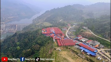 Toàn Cảnh Flycam Chợ Cốc Ly,Thuỷ Điện Cốc Ly Bắc Hà