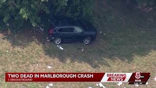 2 people killed in crash on I-290 in Marlborough, state police confirm