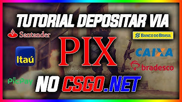 PIX SEM TAXA NO CSGO.NET! TUTORIAL DEPOSITAR VIA PIX SEM TAXA NENHUMA NO CSGO.NET & CAI NA HORA!