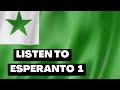 Learn Esperanto Phrases 1 เรียนวลีภาษาเอสเปรันโตหรืออังกฤษ
