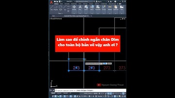 Mẹo chỉnh ngắn chân Dim (P2) #shorts #autocadshorts #nguyenquangthuan