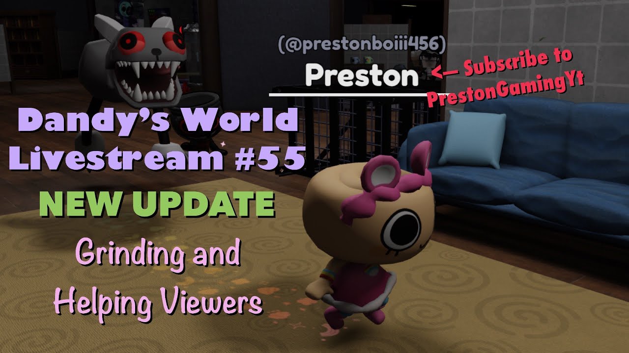 Dandy's World Live Stream #55 - DANDYS WORLD X CARE BEARS UPDATE - (10 ...