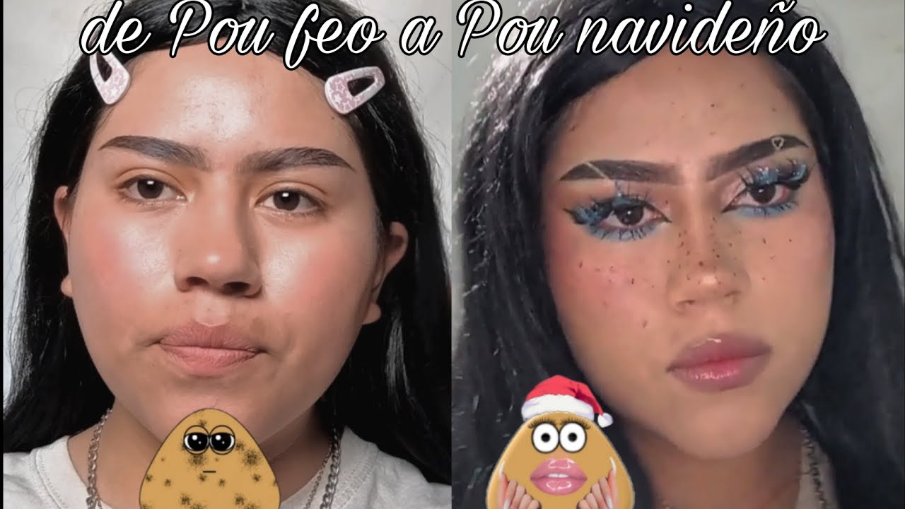 como pasar de ser un pou feo a un pou navideño + haciendo hacks de tik ...