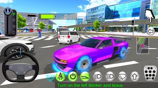 New Hyundai Purple Racing Car Driving City Road - 3D Driving Class Game || #cargame #gameplay #usa screenshot 1