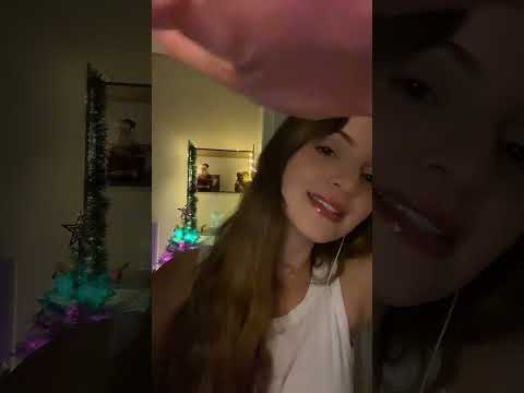 ASMR PARA DORMIR | Primeira live do ano ✨ (hands movement,ear massage,spitpainting,Follow the light)