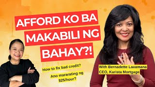 Afford ko pa ba magkabahay? | How to fix bad credit for mortage | Buhay Canada