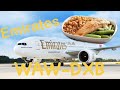 Jedzenie w Emirates WAW-DXB #emirates #plane #boeing777 #warszawa #dubai