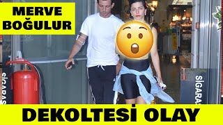 Merve Boğulur Dekoltesiye Olay Oldu