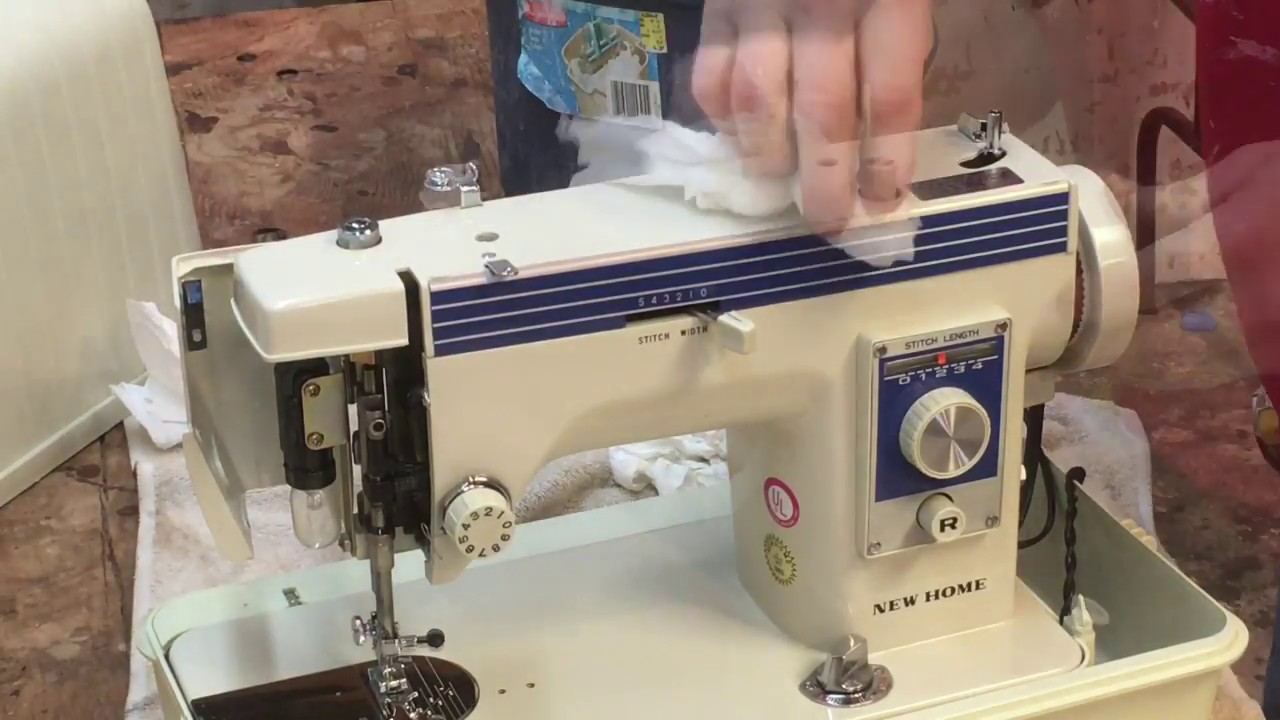 CLEANING UP A SEWING MACHINE FOR RESALE YouTube