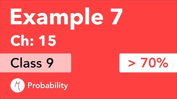 Example 7 Chapter 15 Class 9 | Probability | NCERT Maths