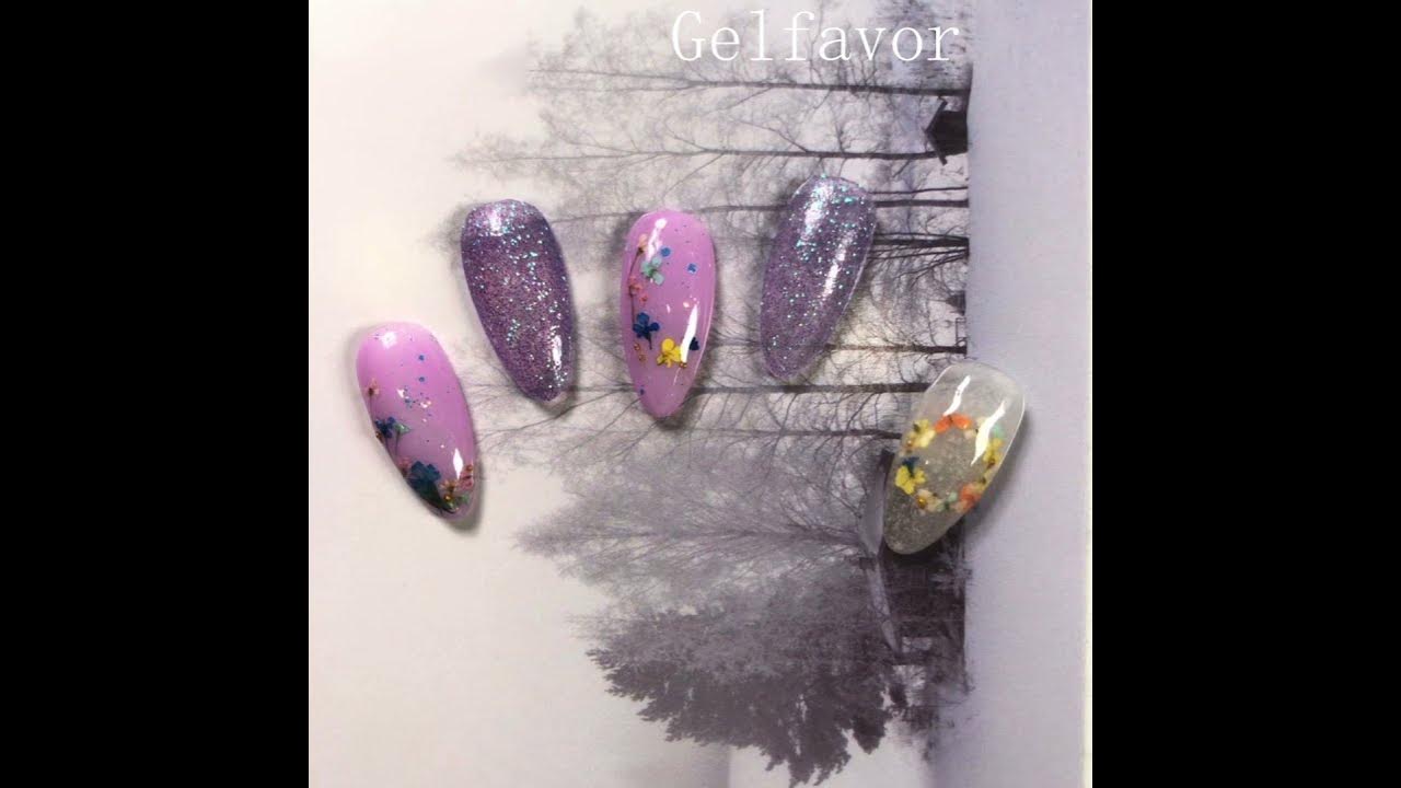 👉How to Encapsulate Dried Flowers Using Dip Powders Gelfavor Gel Nail