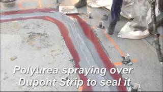 Polyurea Spraying using Graco Reactor E-XP2 Seals a Steel & Aluminium Deck on Pacific Jewel